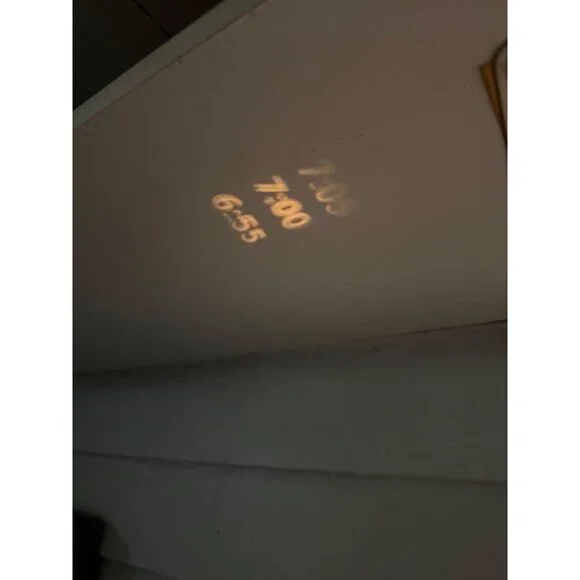 Vintage 60's MCM Stancraft High Time Ceiling Projecting Illuminating Alarm Clock - Picture 15 of 16